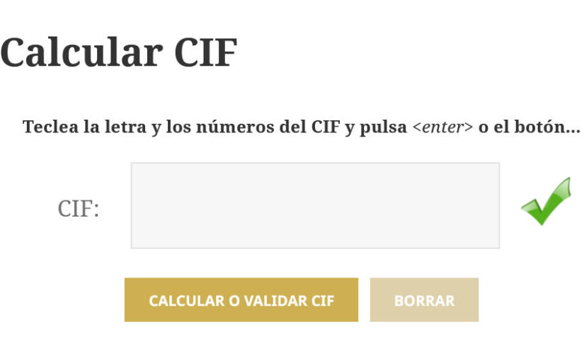 Calcular CIF